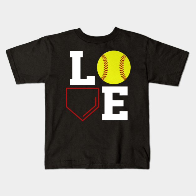 love softball shirt